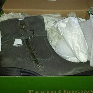 Earth Origins Olive Cow Suede